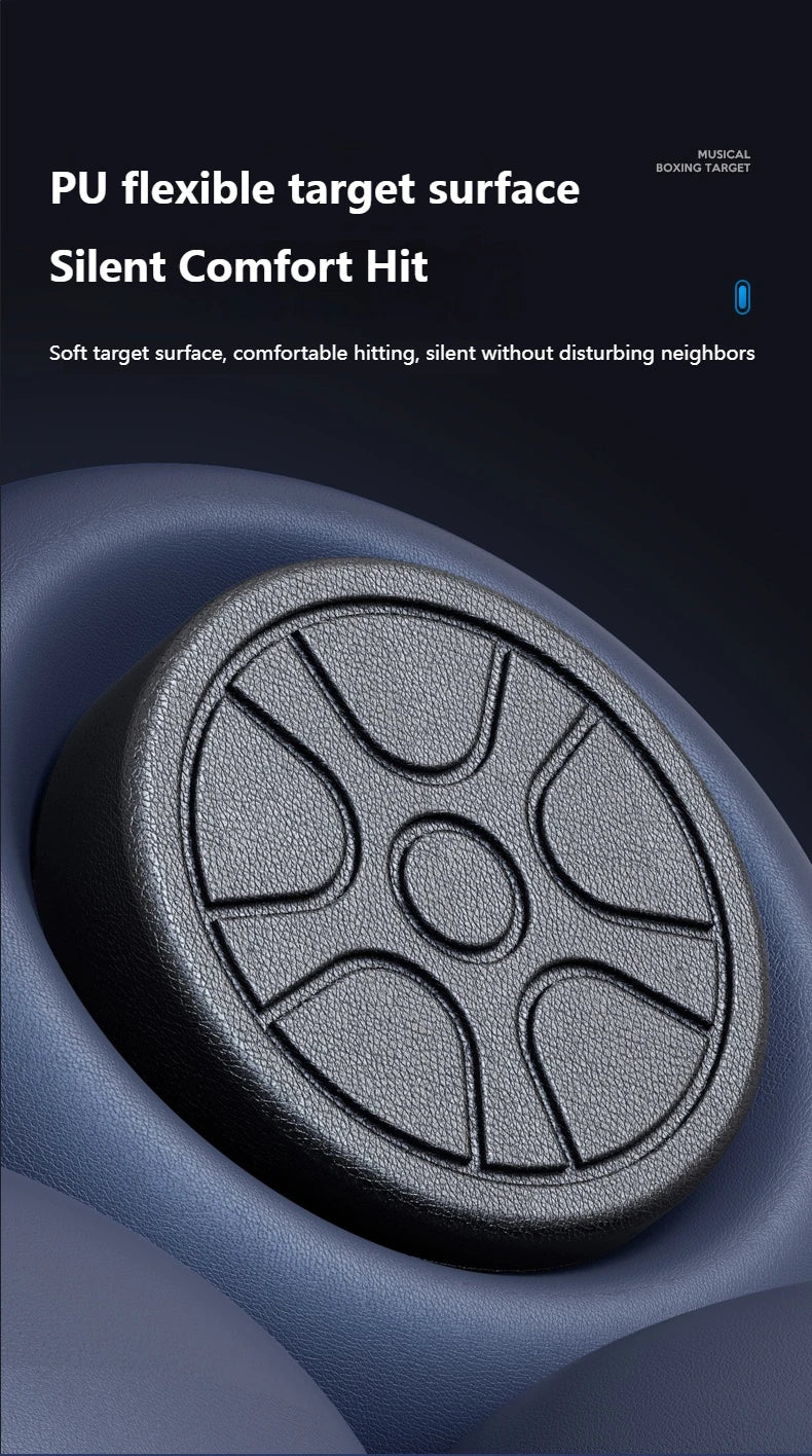 Smart Bluetooth Music Boxing Trainer - Wall-Mounted Electronic Punching Target for Home & Gym