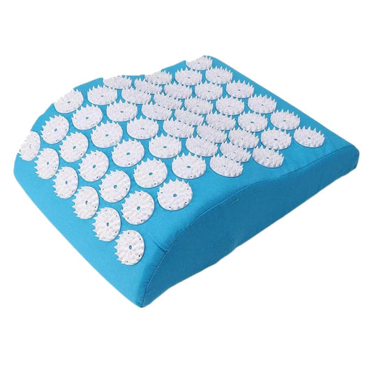Rectangle Acupressure Back Pillow - Large Touchpoints for Lower Back Pain Relief, Washable Stress Relief Cushion