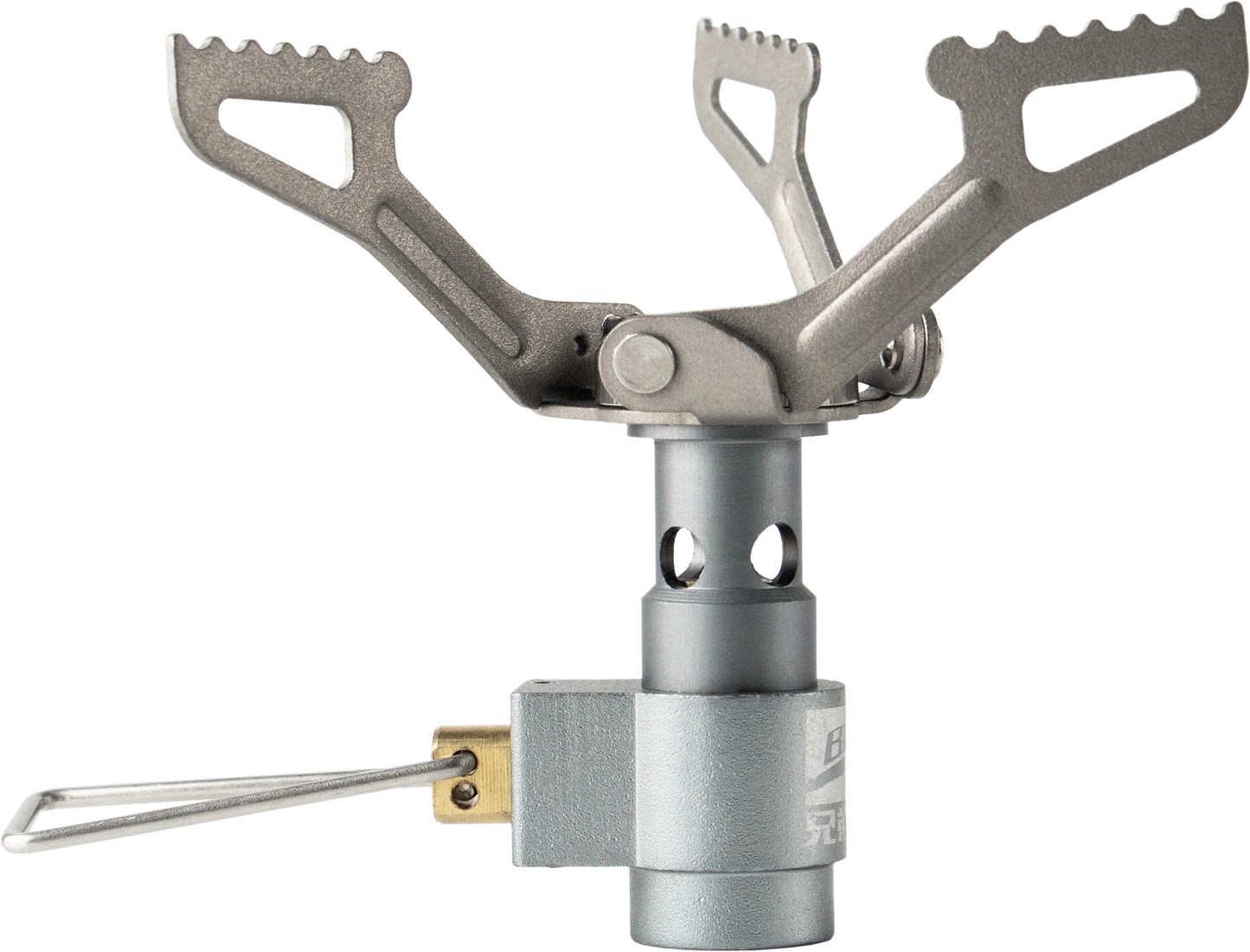 Ultra-Lightweight Titanium Mini Camping Gas Burner - 25g Portable Pocket Stove - Outdoor Hiking Folding Cooking Furnace