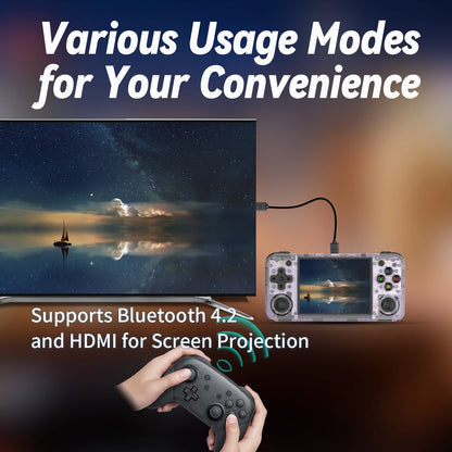 RG35XX H Retro Handheld Game Console - 3.5" IPS Screen - HDMI Output - Linux System - Video Game Simulator