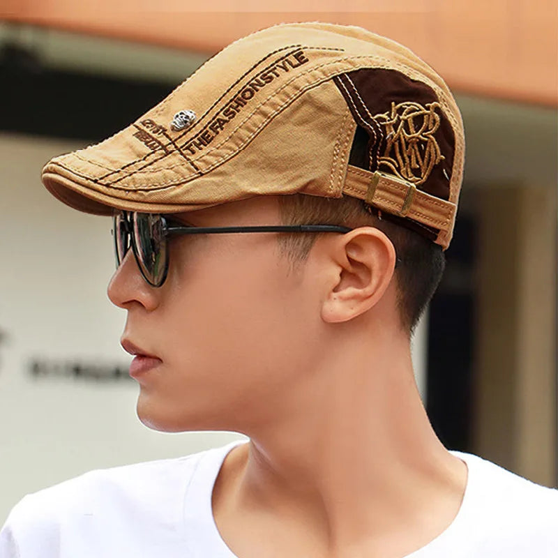 Sun Shade Newsboy Beret Cap - Leisure Style