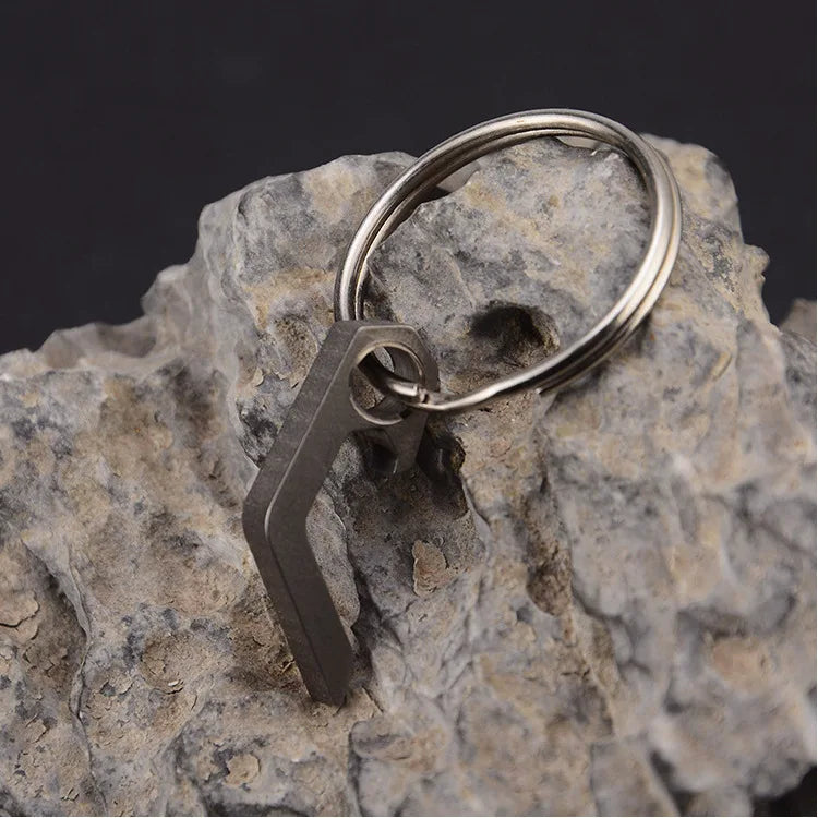 Mini Lightweight Beer Bottle Opener - EDC Keyring Tool for Outdoor Camping & Hiking