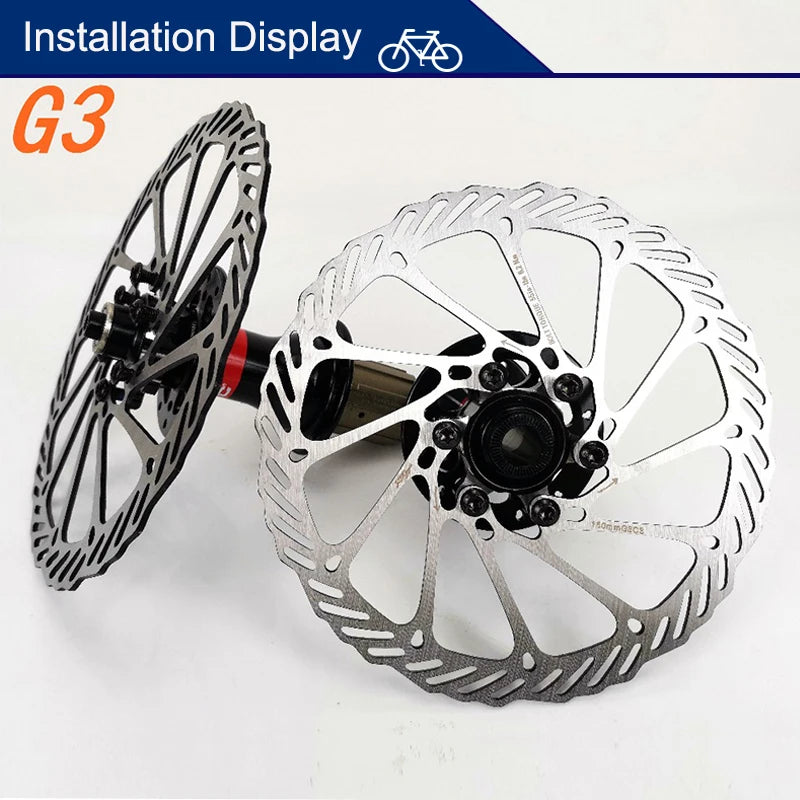 Premium MTB Hydraulic Disc Brake Rotor Set - 160mm/180mm/203mm