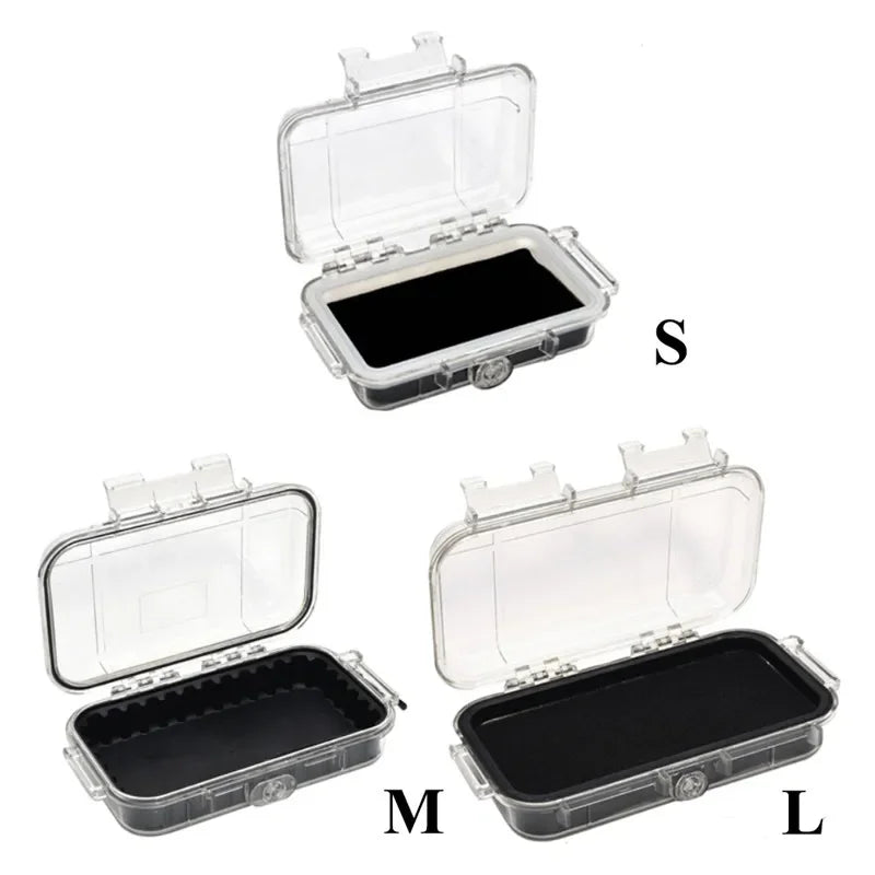 Waterproof Shockproof Camping Storage Box - ABS Plastic Safety Equipment Toolbox with Sealed Protection