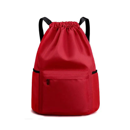 Large Capacity Drawstring Backpack - Sports String Bag for Gym, Swim & Beach - Women & Men