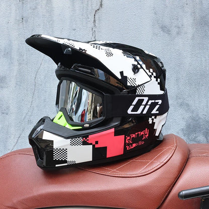 Full-Face Off-Road Motorcycle Helmet - Model 903 - Electric Vehicle Mountain Downhill - All-Season