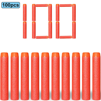 Soft EVA Foam Darts 7.2cm - 100 Pack Refill Bullets for Toy Blasters