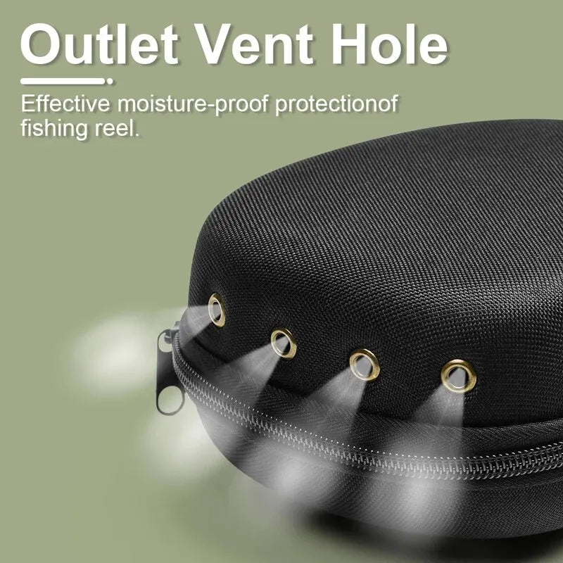 EVA Fishing Reel Protective Case - Universal Storage Bag for Drum, Spinning & Raft Reels