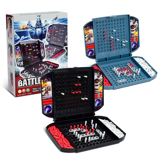 Warship Sea Ship Board Games Toys - Battleship Classic Naval Combat Strategy Table Game for Kids