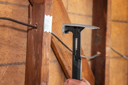 Professional Steel Rip Hammer with Magnetic Nail Starter - Smooth Face Multi-Function Hand Tool (16 oz / 18 oz)