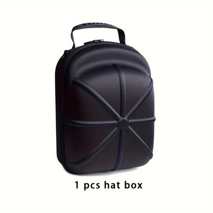 Baseball Cap Travel Case EVA Storage Carrier Bag Hat Protector Box for Travel Display Organization