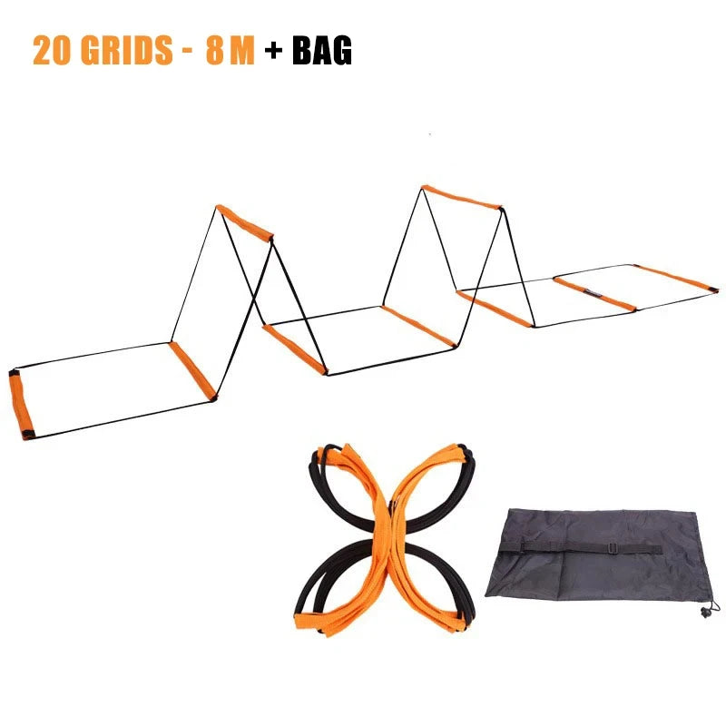 Dual-Purpose Soccer Training Jump Ladder - Ultimate Agility Training Tool