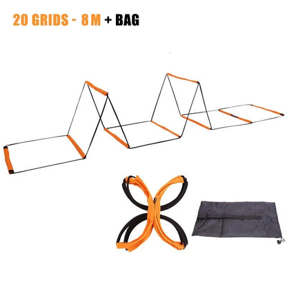 Dual-Purpose Soccer Training Jump Ladder - Ultimate Agility Training Tool