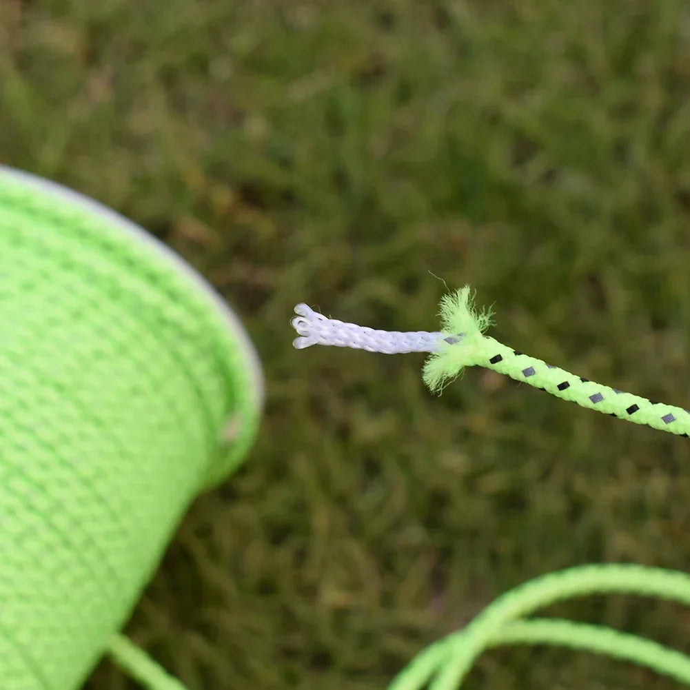 Reflective Paracord 50M - 2.5mm Parachute Cord for Camping, Survival, and Outdoor Use