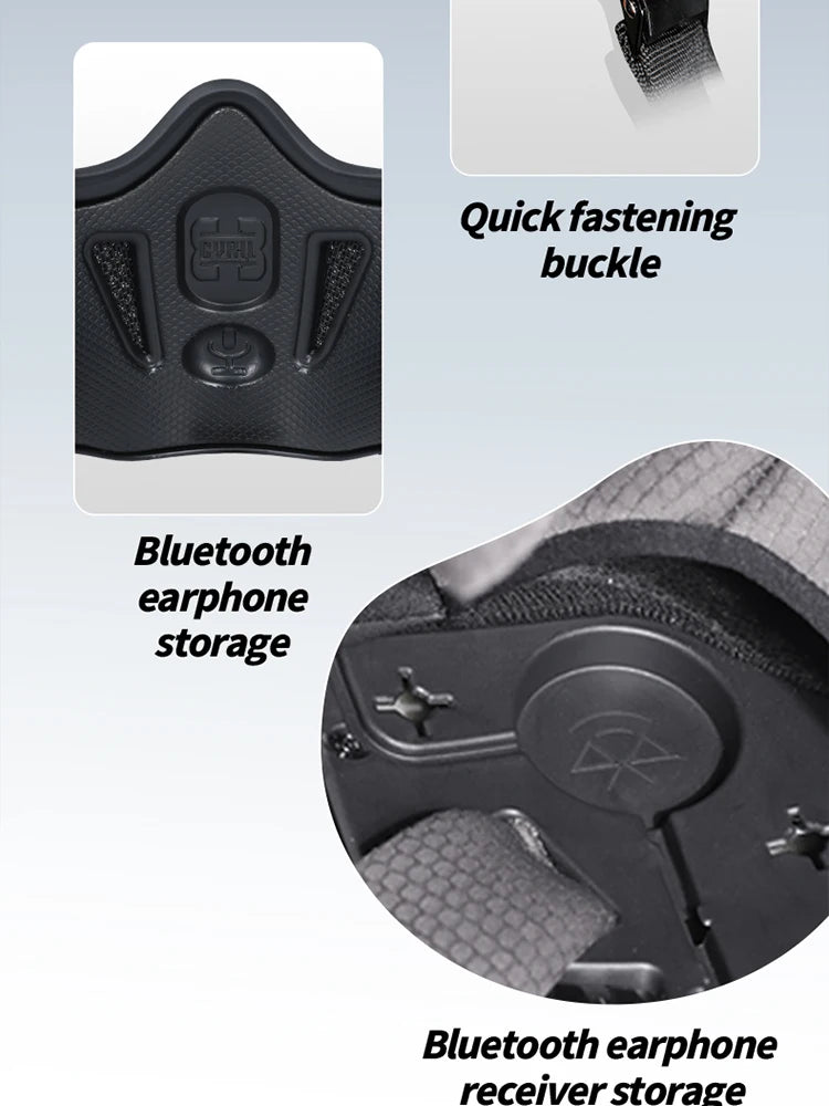 Modular Motorcycle Helmet - Full Face/Open Face 3/4 Dual Visor Helmet (ECE/DOT Certified, Unisex)