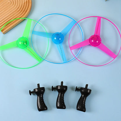 LED UFO Flying Saucer - Luminous Spinning Flyer | Interactive Parent-child Toy | Outdoor Game Fun