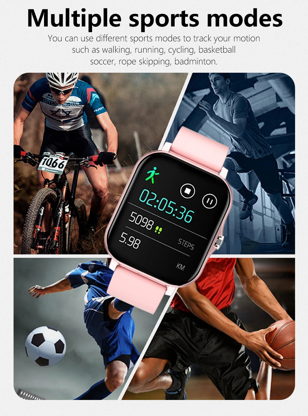 Sport Smart Watch - 1.83" Fitness Tracker with Bluetooth Call, Heart Rate Monitor, GPS & Health Tracking (Men & Women)