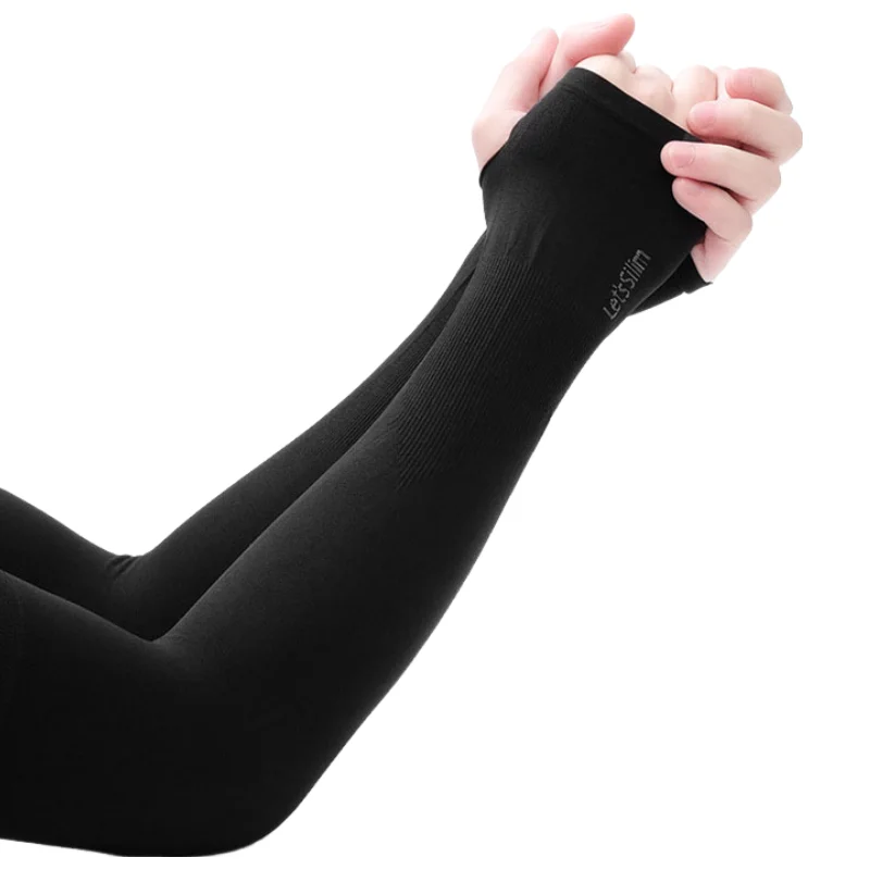 UV Protection Compression Arm Sleeves - Ice Silk Cooling Sleeves for Football, Golf, Cycling, and Outdoor Sports