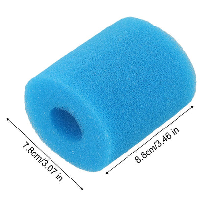 Universal Bio Foam Pool Filter Sponge - Reusable & Easy Clean - Compatible with Type I/II/VI/D Systems - Long-Lasting Swimming Pool Filtration (1 Piece)