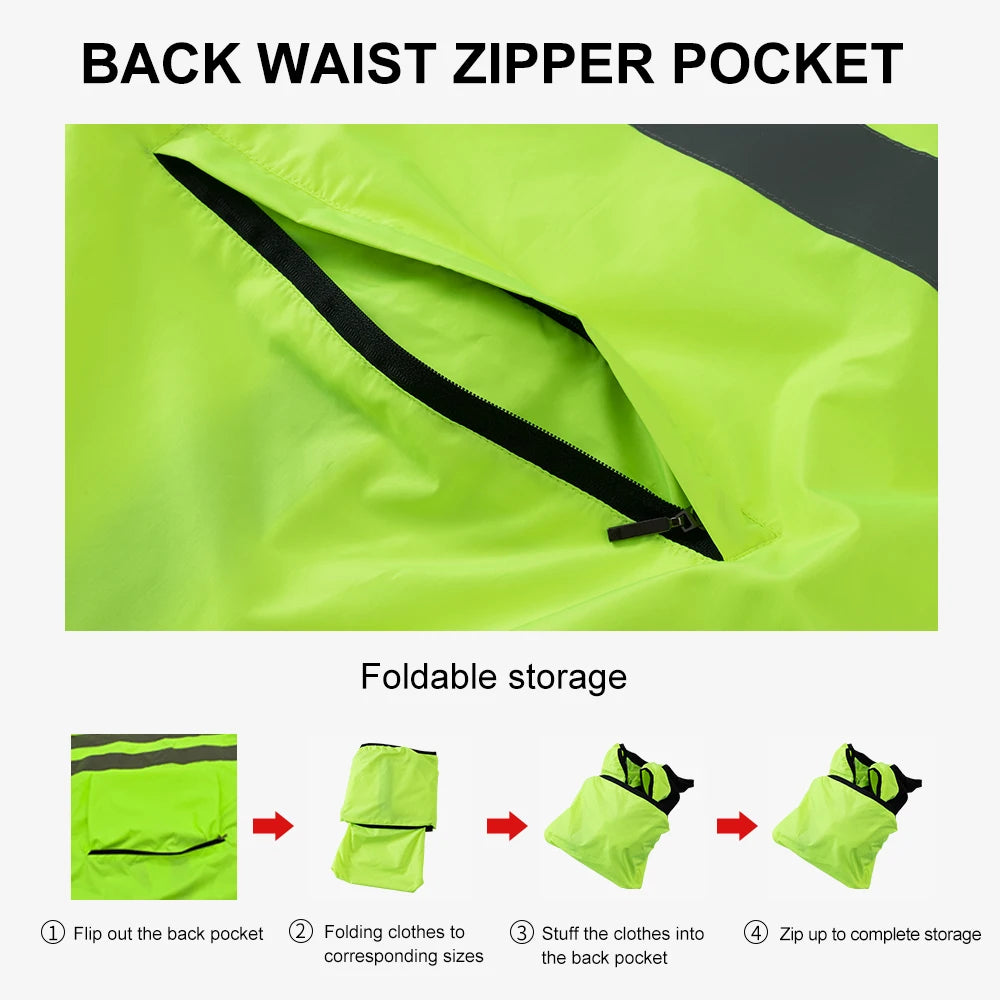 Men's Cycling Windbreaker Jacket - Water-Resistant Long Sleeve MTB Bike Coat with Quick-Dry & Breathable Jersey
