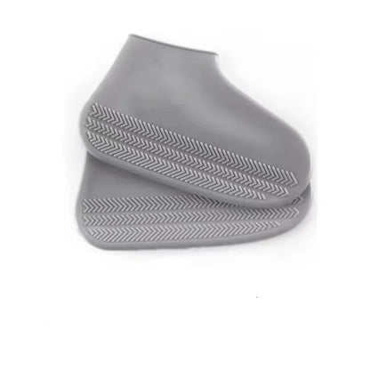 Waterproof Silicone Shoe Covers - 2 Pack Non-Slip High Elastic Wear-Resistant Unisex Rain Boot Covers for Outdoor Rainy Days Reusable