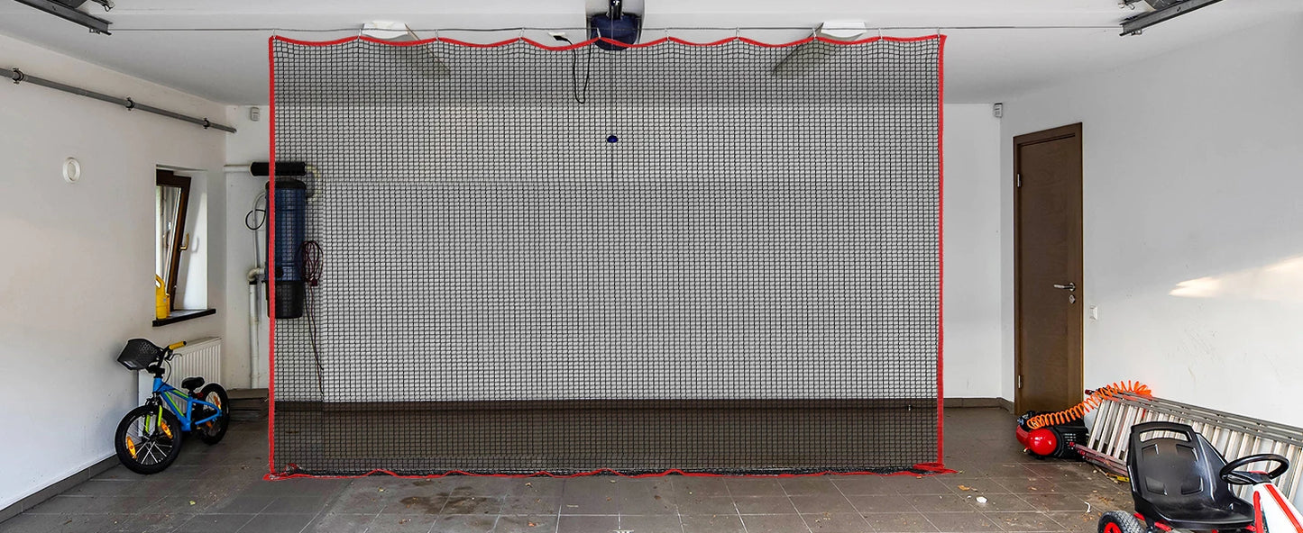 10x10 Ft Heavy Duty Golf Practice Net - High Impact Barrier Netting for Training
