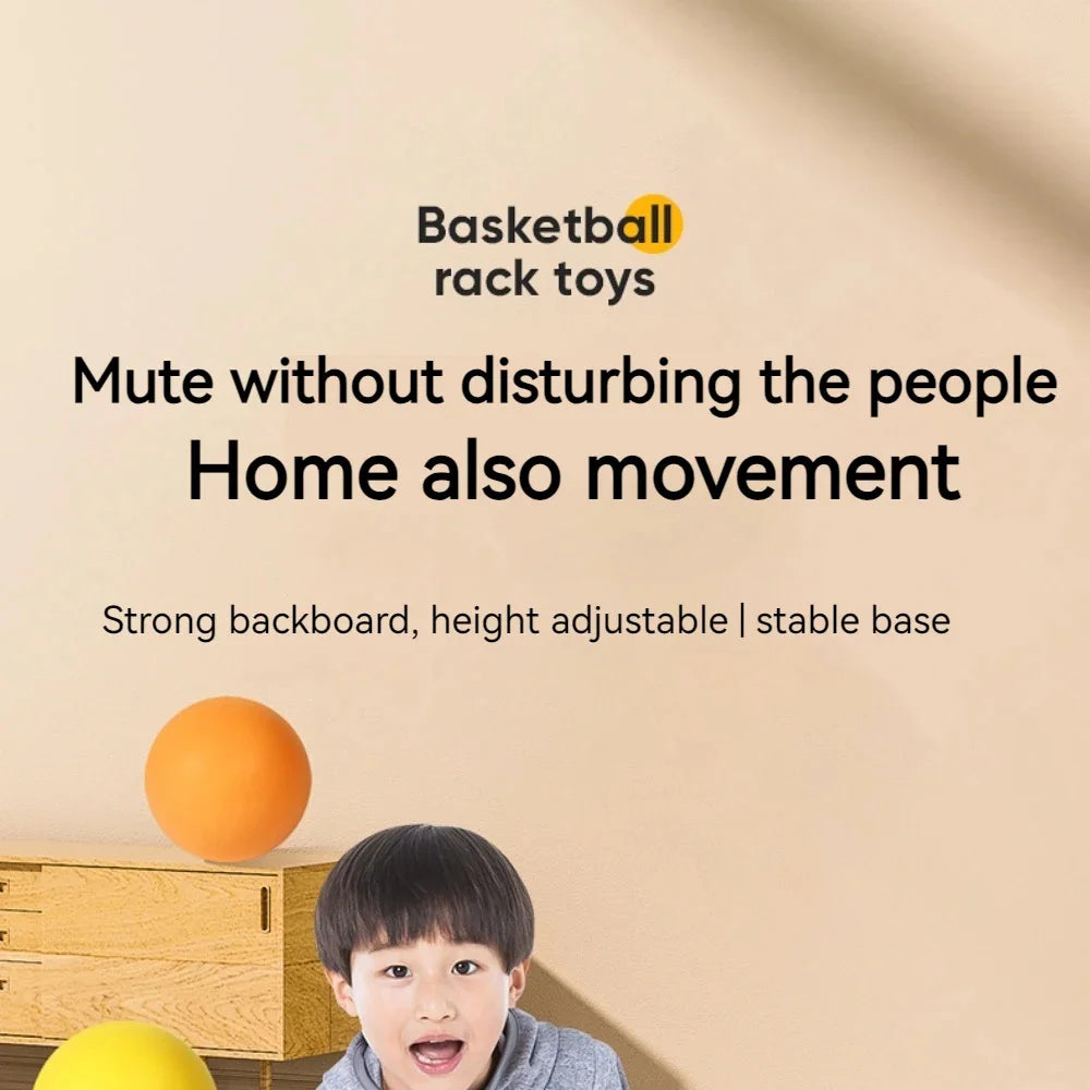 Silent Foam Basketball - 18cm Indoor Safe Soft Squeezable Ball - No Noise Training Toy for Kids