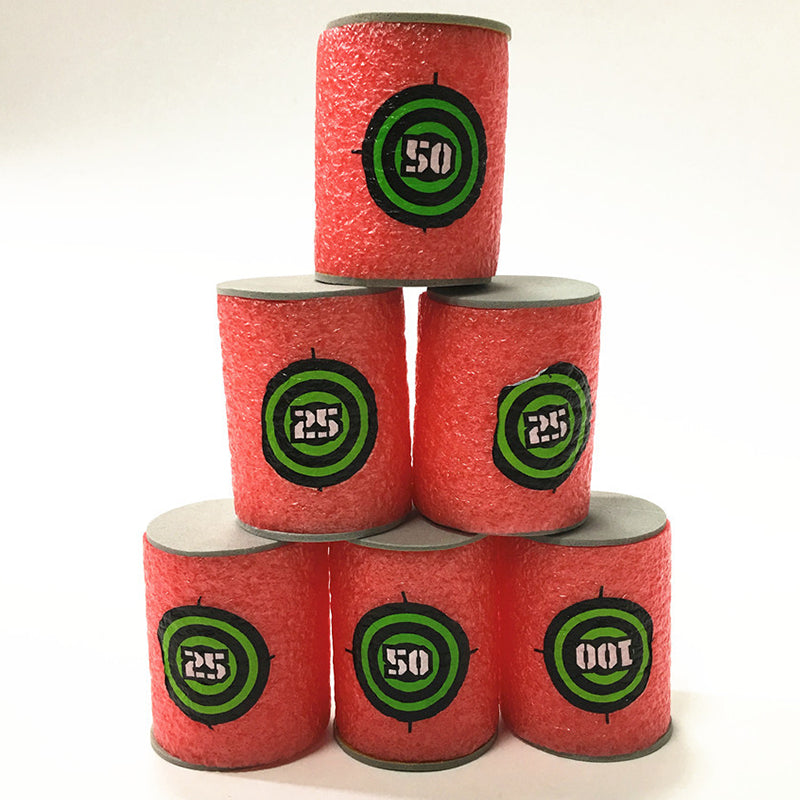 Soft EVA Foam Darts 7.2cm - 100 Pack Refill Bullets for Toy Blasters