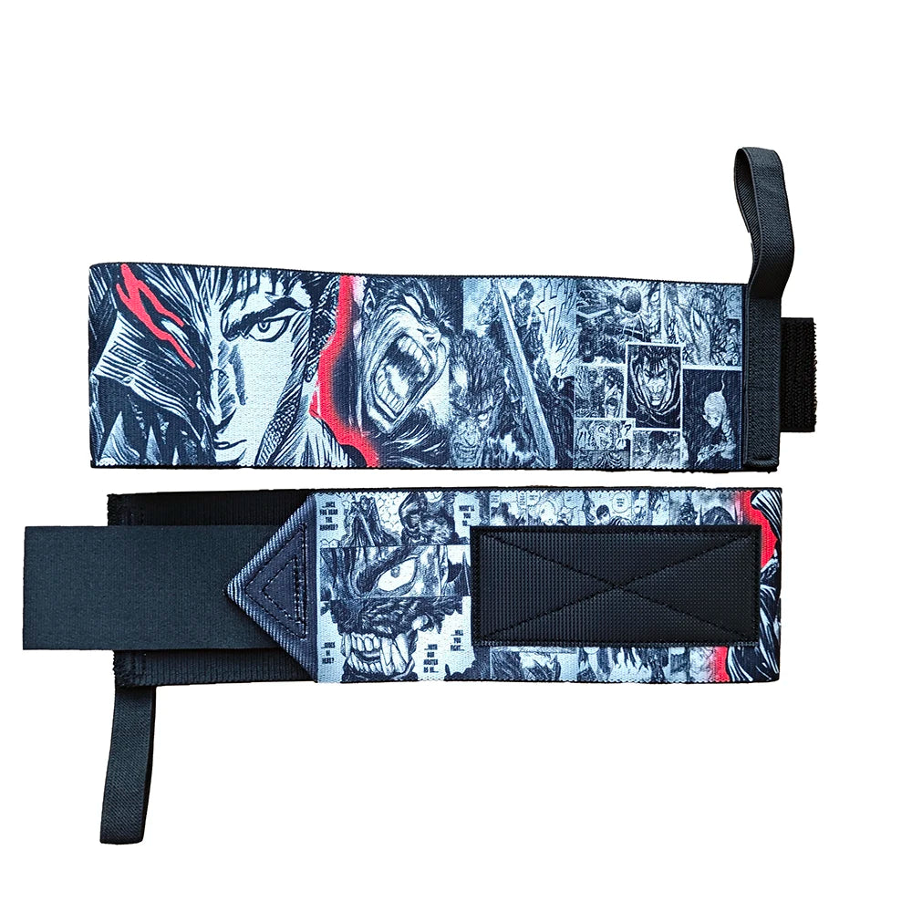 Professional Weightlifting Wrist Straps - Gym Support Equipment for Strength Training (1 Pair)
