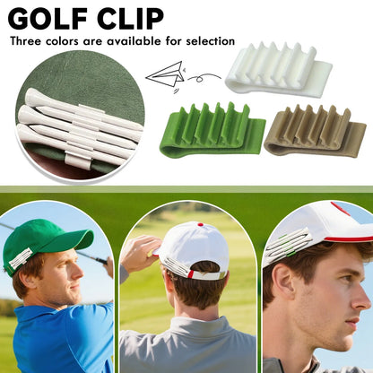 Golf Hat Clip Organizer - Convenient Brimmed Hat Holder with Quick Access Storage for Golf Cart Seats