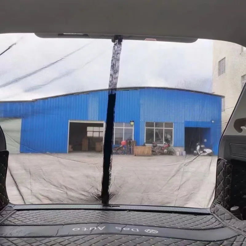 SUV & RV Tailgate Mosquito Net - Magnetic Mesh Curtain, Breathable & Eco-Friendly