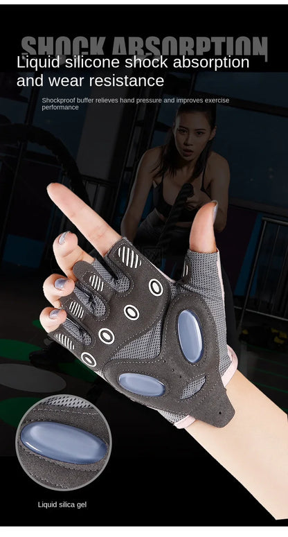 Premium Fitness Training Gloves - Slip-Resistant Weight Lifting Gloves for Men & Women - Gym Bodybuilding Exercise Yoga Gloves (1 Pair)