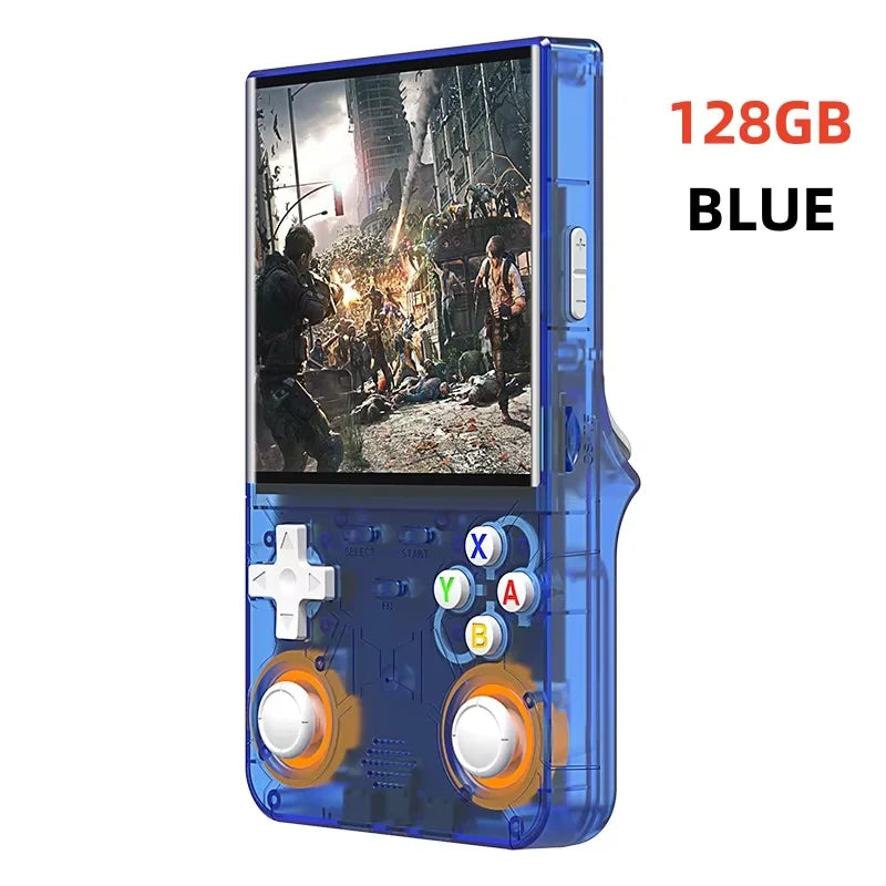 Retro Handheld Game Console R36S - 3.5" IPS Screen - 128GB Storage - Linux System - Portable Pocket Player (R36 Ultra/PRO)