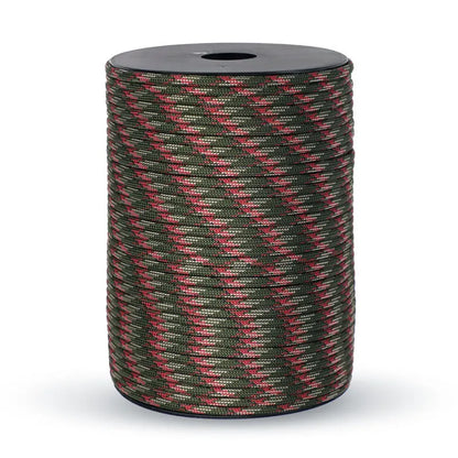 Military Grade 550 Paracord - 100M 9-Core 4mm Survival Rope for Outdoor, Camping, Umbrella & Tent Applications