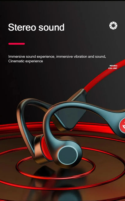 Bone Conduction Wireless Earbuds - TWS Bluetooth Sports Headset for Running & Cycling