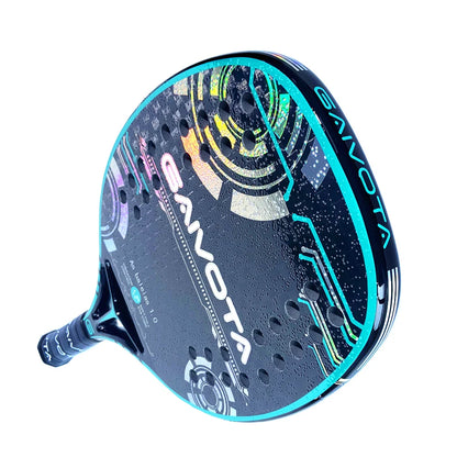 Professional Beach Tennis Racquet 12K Carbon Fiber - Rough Surface with Backpack