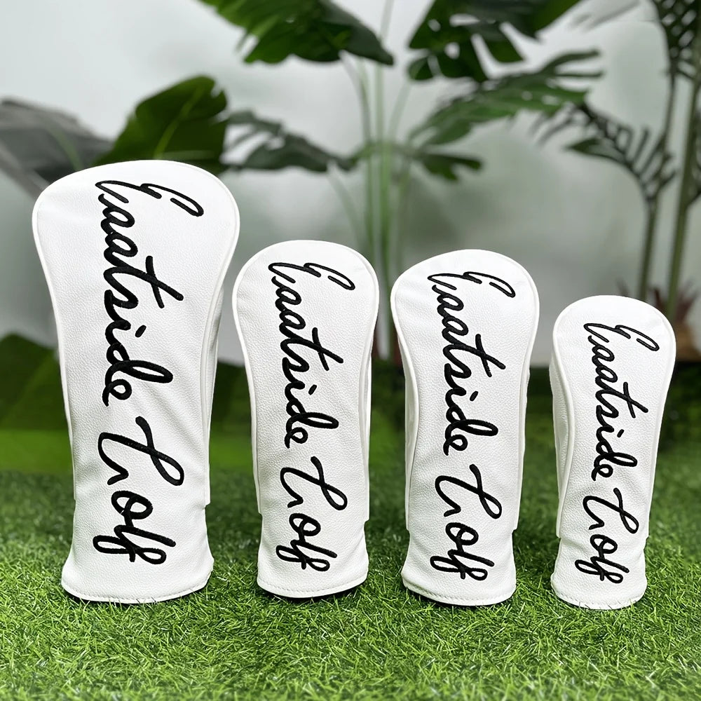 Premium Golf Club Headcovers with Embroidered Design - Scratch & Impact Resistant Protection