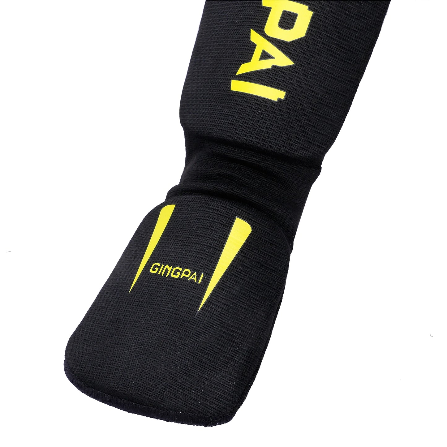 Cotton MMA Shin Guards - Boxing Kickboxing Foot Protection with Instep Ankle Support for TKD Muay Thai Training