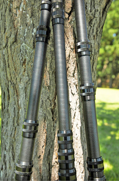 Ultralight Carbon Fiber Telescopic Tarp Pole - Adjustable Camping Tent Pole (2.4m-3m Lightweight)