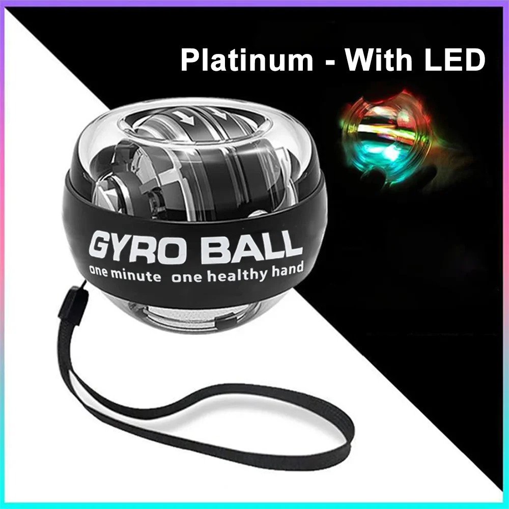 Gyro Power Ball - Wrist and Forearm Strengthener for Fitness Training