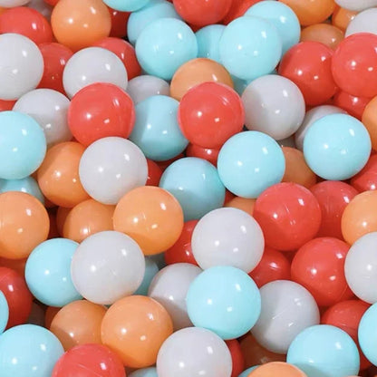Colorful Ocean Ball Pit Balls - Eco-Friendly Non-Toxic Plastic Play Balls 5.5cm (50pcs Love & Star Shapes)