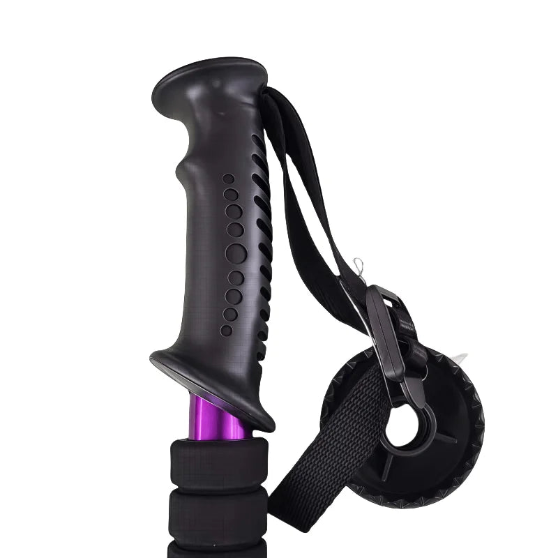 Adjustable Trekking Poles - Lightweight Collapsible Anti-Shock Hiking Sticks for Men and Women