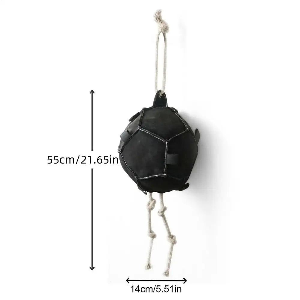 Hanging Hay Feeder Ball - Horse Treat Dispenser Toy for Stress Relief | Carrot Feeding Ball for Horses, Goats & Sheep