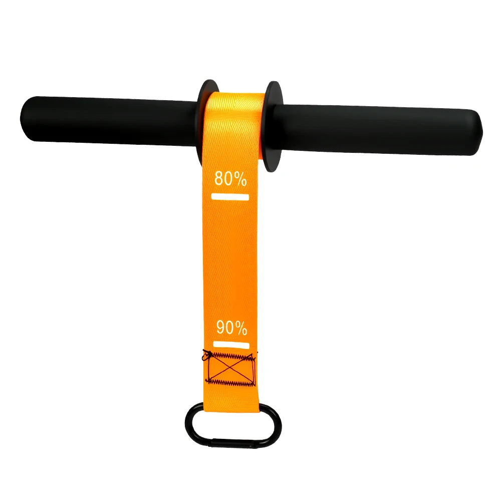 Wrist Roller Forearm Strength Trainer - Durable Home Workout Equipment with Thickened Non-Slip Handle and Adjustable Belt