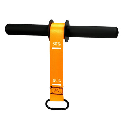 Wrist Roller Forearm Strength Trainer - Durable Home Workout Equipment with Thickened Non-Slip Handle and Adjustable Belt