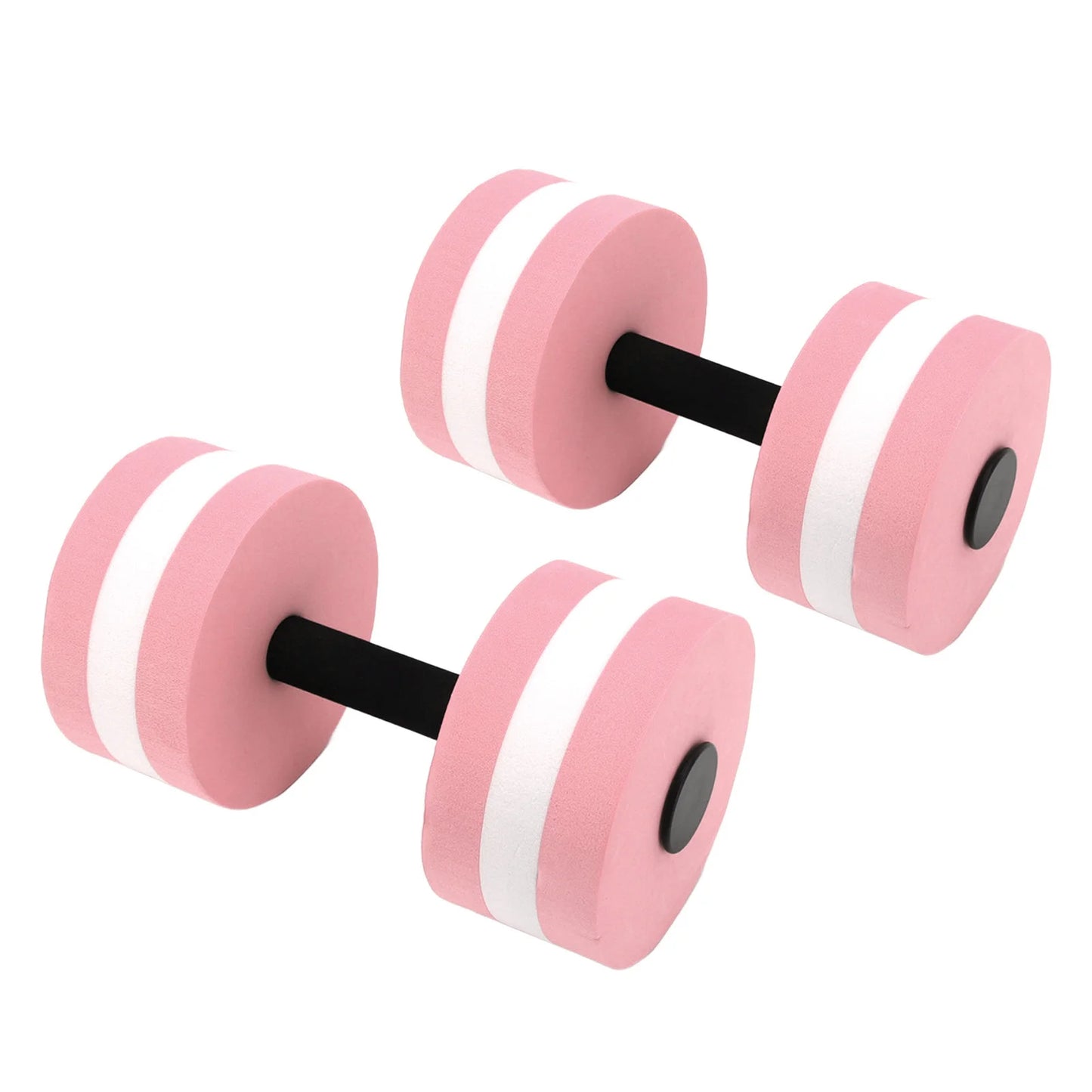 2pcs EVA Water Floating Dumbbells - 15cm x 27cm Foam Aquatic Fitness Weights for Pool Aerobics & Water Exercise