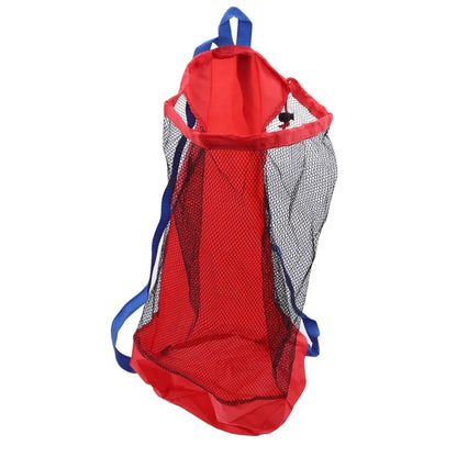 Foldable Mesh Beach Bag - Portable Waterproof Swimming Toy Storage Basket for Children