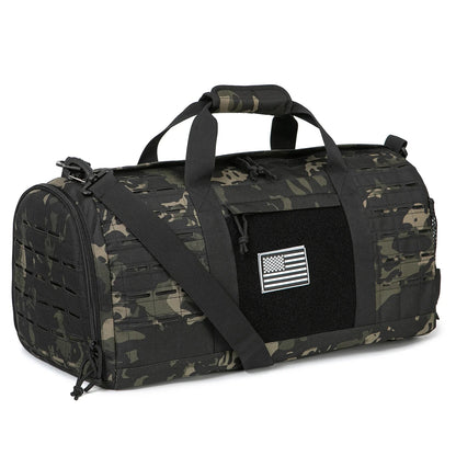 40L Tactical Duffel Bag - Multi-Sport Gym and Travel Bag with MOLLE System