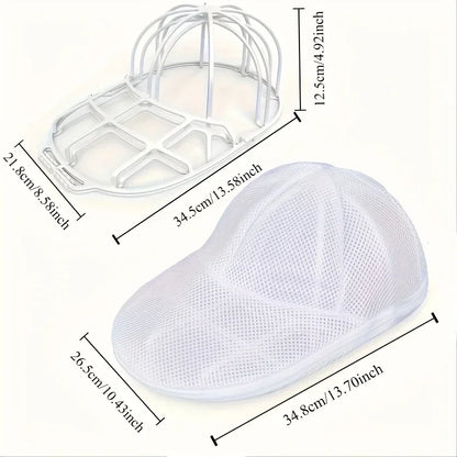 Baseball Cap Washing Machine Cleaner Cage with Mesh Bag
