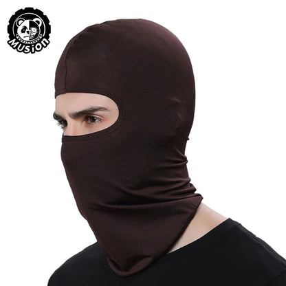 Breathable Mesh Motorcycle Balaclava - Full Face Sun Protection Mask for Cycling, Airsoft & Bicycle